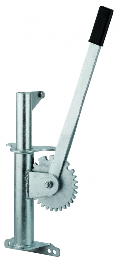 Rack lever for gate valve opening