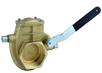 Heatable lever gate valve